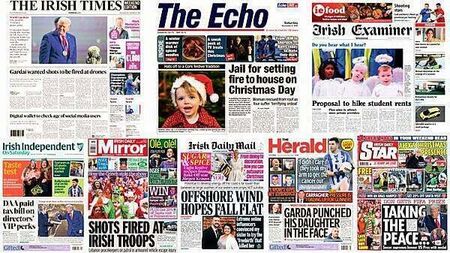 What the papers say: Saturday's front pages