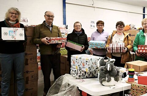 Laois people send almost 4,000 shoeboxes filled with Christmas joy to Romanian children 