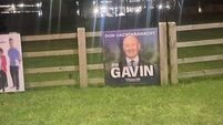 Fianna Fáil facing fine as Jim Gavin poster remains in place seven weeks after presidential election