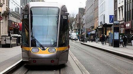 Luas red line services partially out of action due to a fault