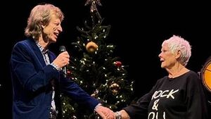 Judi Dench fulfils her ‘dream’ of sharing the stage with Mick Jagger