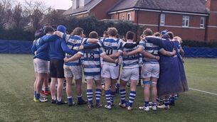 <p>Athy players and coaches following the defeat to Seapoint at St Michael's College, Dublin.</p> <p>Athy players and coaches following the defeat to Seapoint at St Michael's College, Dublin.</p>