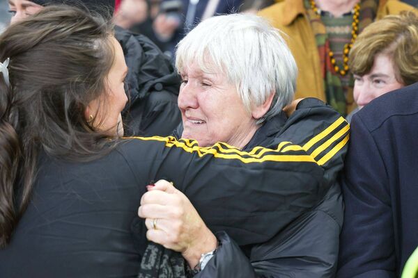 Emotional times for Camross players and supporters in Croke Park on Sunday Photo: Paul Dargan