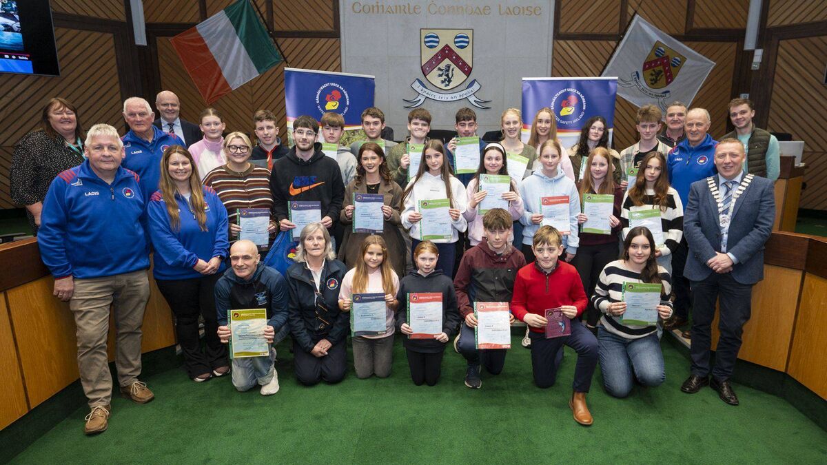 Laois people recognised for championing water safety
