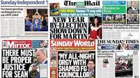 What the papers say: Sunday's front pages
