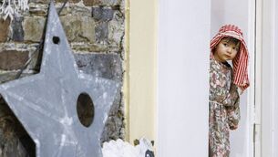 Jacob gets ready to make his appearance during the Graiguecullen Parish Childcare Centre’s preschool nativity and Christmas carols in St Fiacc’s Hall, Graiguecullen Photos: Michael O'Rourke PhotographyImage text