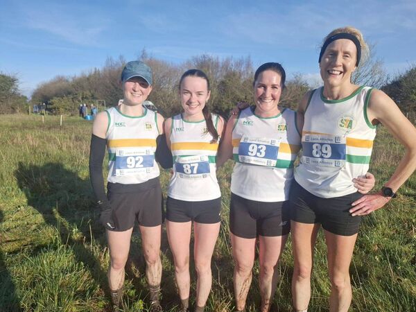 The St Abban's Ladies team who finished in the silver medal position