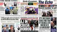 What the papers say: Tuesday's front pages