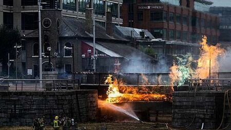 €7m spent on Luas bridge rebuild after metal girders warped in 1000 degree fire