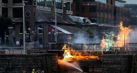 €7m spent on Luas bridge rebuild after metal girders warped in 1000 degree fire