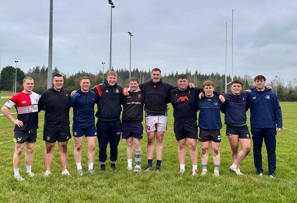 AIL players - Luke Kerr, Mikey Doran (both Nenagh), Conor Kelly (Clontarf), Fionn McWey (Old Belvo), James Conroy, Jim Peters (both Clontarf), Luke Rigney (Terenure), Darragh Phelan (Garryowen) Will O’Reilly (Terenure), Richie Whelan (Clontarf) AIL players - Luke Kerr, Mikey Doran (both Nenagh), Conor Kelly (Clontarf), Fionn McWey (Old Belvo), James Conroy, Jim Peters (both Clontarf), Luke Rigney (Terenure), Darragh Phelan (Garryowen) Will O’Reilly (Terenure), Richie Whelan (Clontarf)
