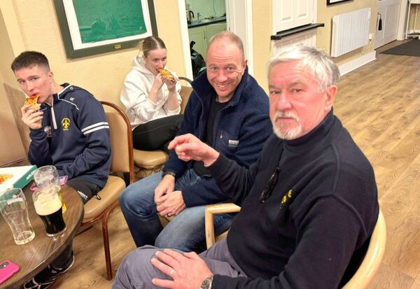 John and Adam McCabe with Harry Nicholls (Club Chairman) John and Adam McCabe with Harry Nicholls (Club Chairman)