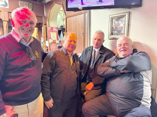 Denis Croke, Declan Kelly, David Kerr (Club President) and Ciaran Reilly Denis Croke, Declan Kelly, David Kerr (Club President) and Ciaran Reilly