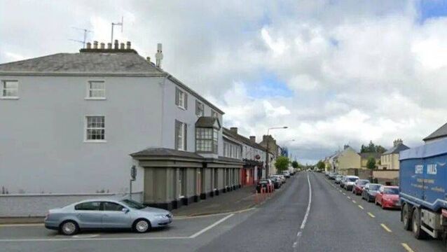 <p>The dangerous stretch of footpath on Main Street was described as 'brutal' at a council meeting. File image</p>
