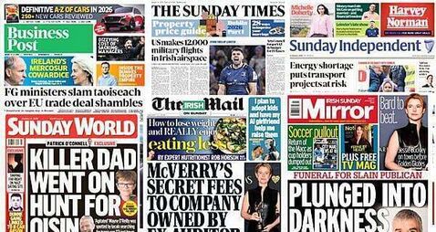 What the papers say: Sunday's front pages
