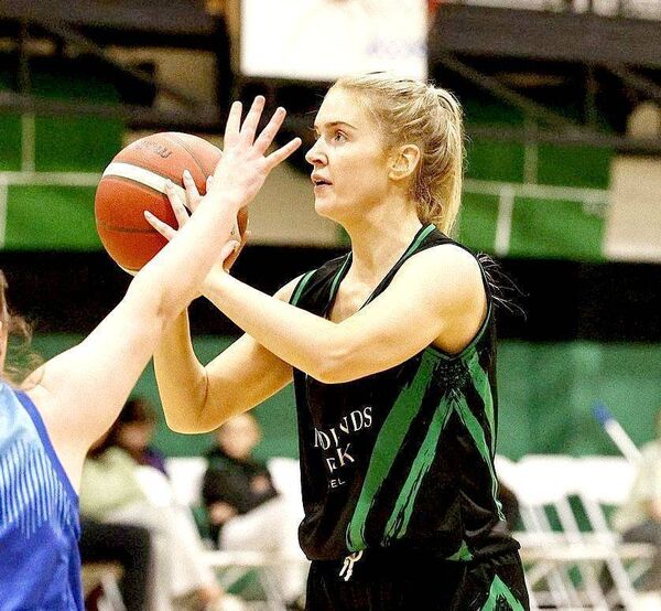 Ciara Byrne and her team mates found the going tough against a very stern St Paul's defence on Saturday Photo: David Maher