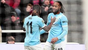 Man City put one foot in Carabao Cup final