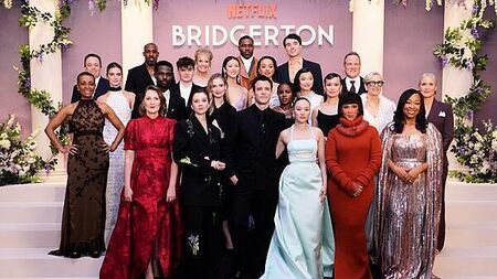 Bridgerton stars attend season four premiere in Paris