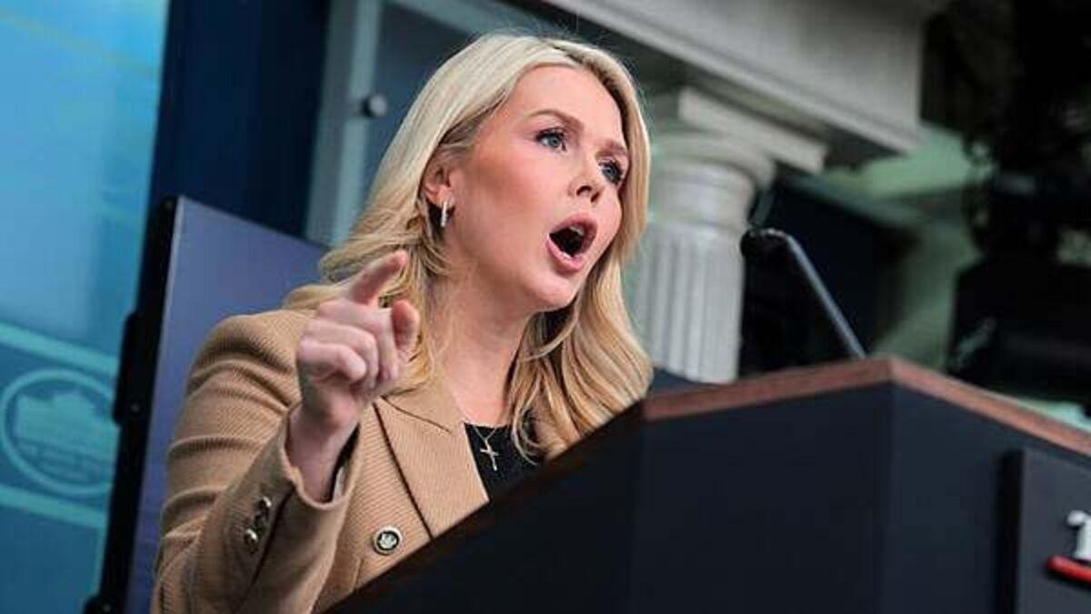 White House press secretary in heated exchange with Irish journalist after ICE question