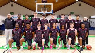 <p>St Mary's Portlaoise who just lost out to Coláiste Eanna in the Basketball Ireland U/19A Boys' Schools Cup final at the National Basketball Arena on Tuesday 	Photo: ©INPHO/Tom O'Hanlon</p>
