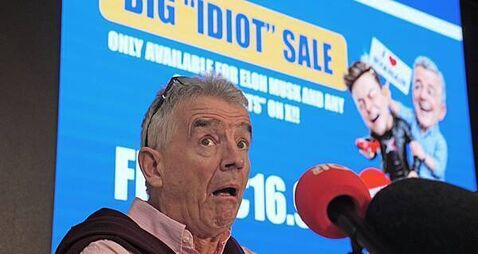 Michael O’Leary: Elon Musk can insult me all day if it boosts Ryanair sales