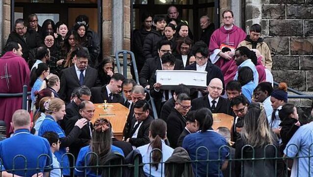 Couple and baby killed in crash ‘filled with dreams and hopes’, mourners told