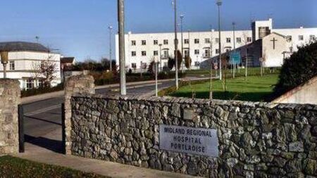 Midland Regional Hospital Portlaoise emergency department impacted by increase in patients