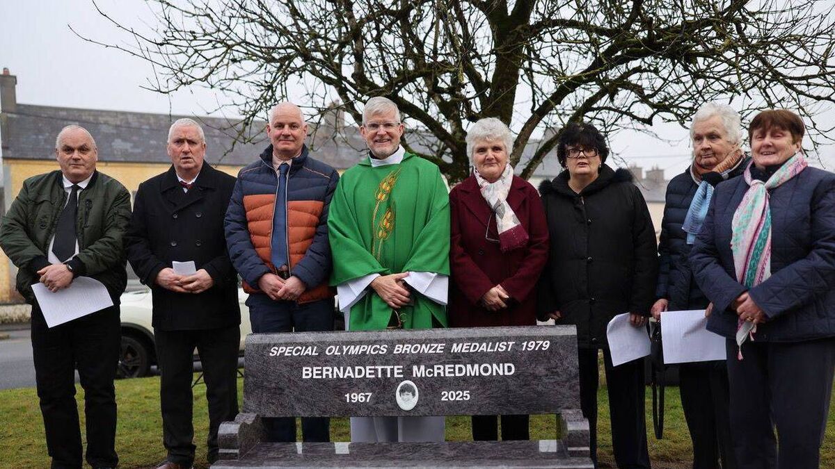 Memorial bench honours an amazing Laois woman