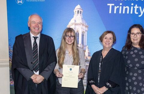 Nine Laois students receive prestigious Trinity College Dublin entrance awards
