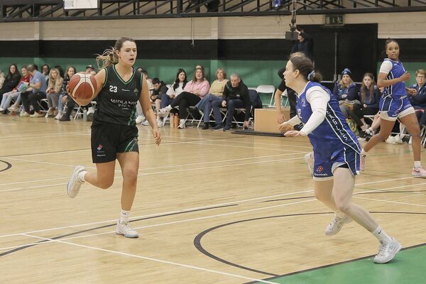 Sarah Fleming in action for Portlaoise Panthers against Cavan Eagles Photo: David Maher Sarah Fleming in action for Portlaoise Panthers against Cavan Eagles Photo: David Maher