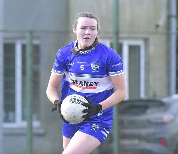 Aoife Gorman in possession for Laois against Fermanagh Photo: Denis Byrne Aoife Gorman in possession for Laois against Fermanagh Photo: Denis Byrne