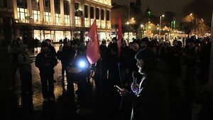 Anti-Trump protest held in Dublin amid immigration crackdown