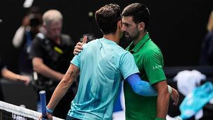 Novak Djokovic reaches Australian Open semi-finals after Lorenzo Musetti retires