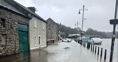Storm Chandra: Kilkenny's river Barrow floods, water restored to north Dublin homes