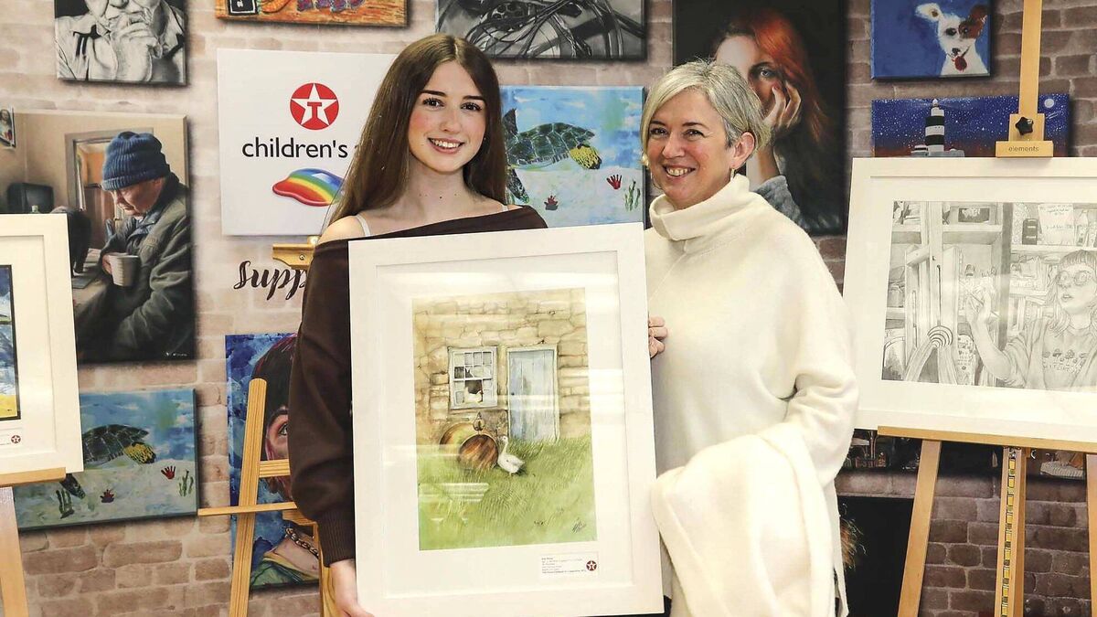 Young Laois artist in top Texaco show