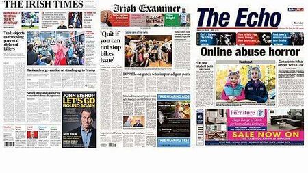 What the paper says: Monday's front pages