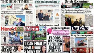 What the papers say: Monday's front pages What the papers say: Monday's front pages