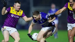 <p>Laois will could be without the services of Evan O'Carroll after he pulled up in Saturday's game Photo: Paul Dargan</p>