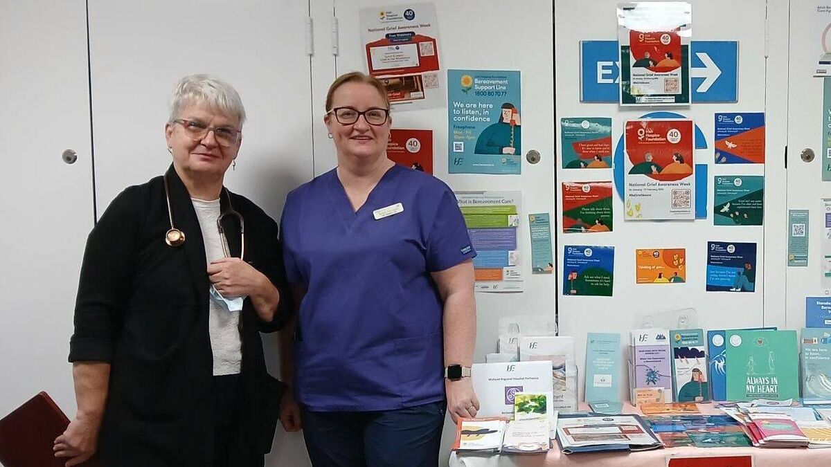 Portlaoise hospital helps people coping with grief