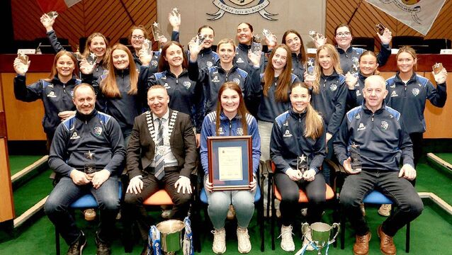 All-Ireland camogie champions honoured by Laois County Council 