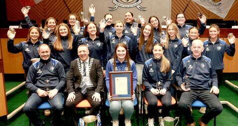 All-Ireland camogie champions honoured by Laois County Council 