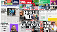 What the papers say: Sunday's front pages