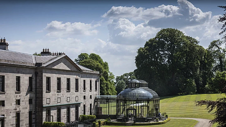 US national on trial for murdering his father at luxury Laois hotel