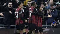 Amine Adli scores winner as in-form Bournemouth come back to beat 10-man Everton