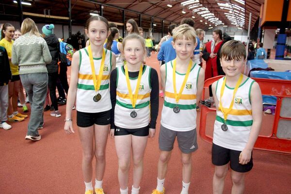 Some juvenile medal winners from the Laois and Carlow compeititon Some juvenile medal winners from the Laois and Carlow compeititon