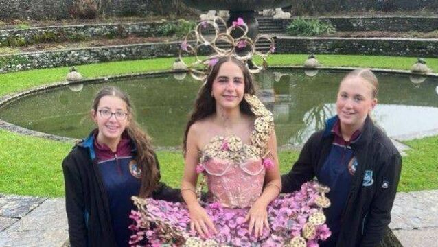 Budding Laois designers turn flowerpots into fashion 