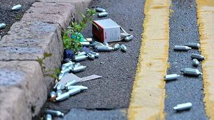 Brothers caught digging up €80,000 in coffee jars in a Dublin field Brothers caught digging up €80,000 in coffee jars in a Dublin field