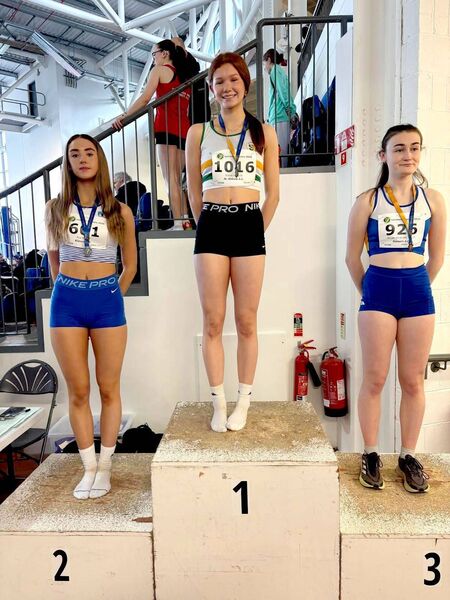 Elaine Miller was a gold medallist in the U/19 Long Jump