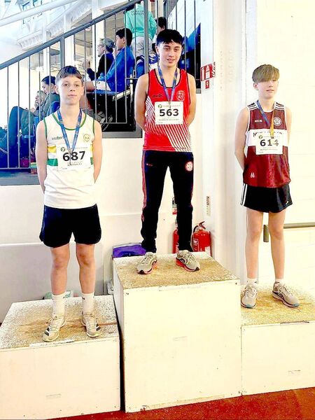 Cathal English claimed a medal in Athlone