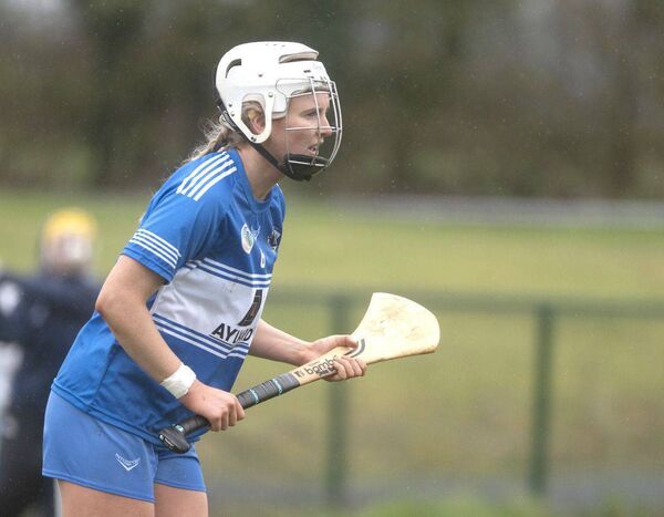 Jade Bergin (Laois) keeping a close eye on the action at Fr. Breen Park on Saturday Photo: Denis Byrne Jade Bergin (Laois) keeping a close eye on the action at Fr. Breen Park on Saturday Photo: Denis Byrne
